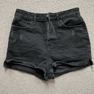 BDG Shorts - Super High Rise Spade Pin Up
